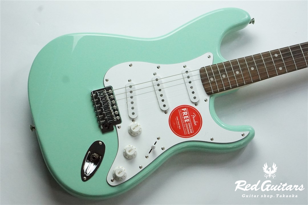 Squier by Fender AFFINITY SERIES STRATOCASTER - Surf Green | Red